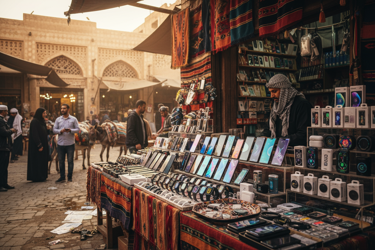 صورة لها علاقة بالسوق العراقي في نيتش الكادجيت